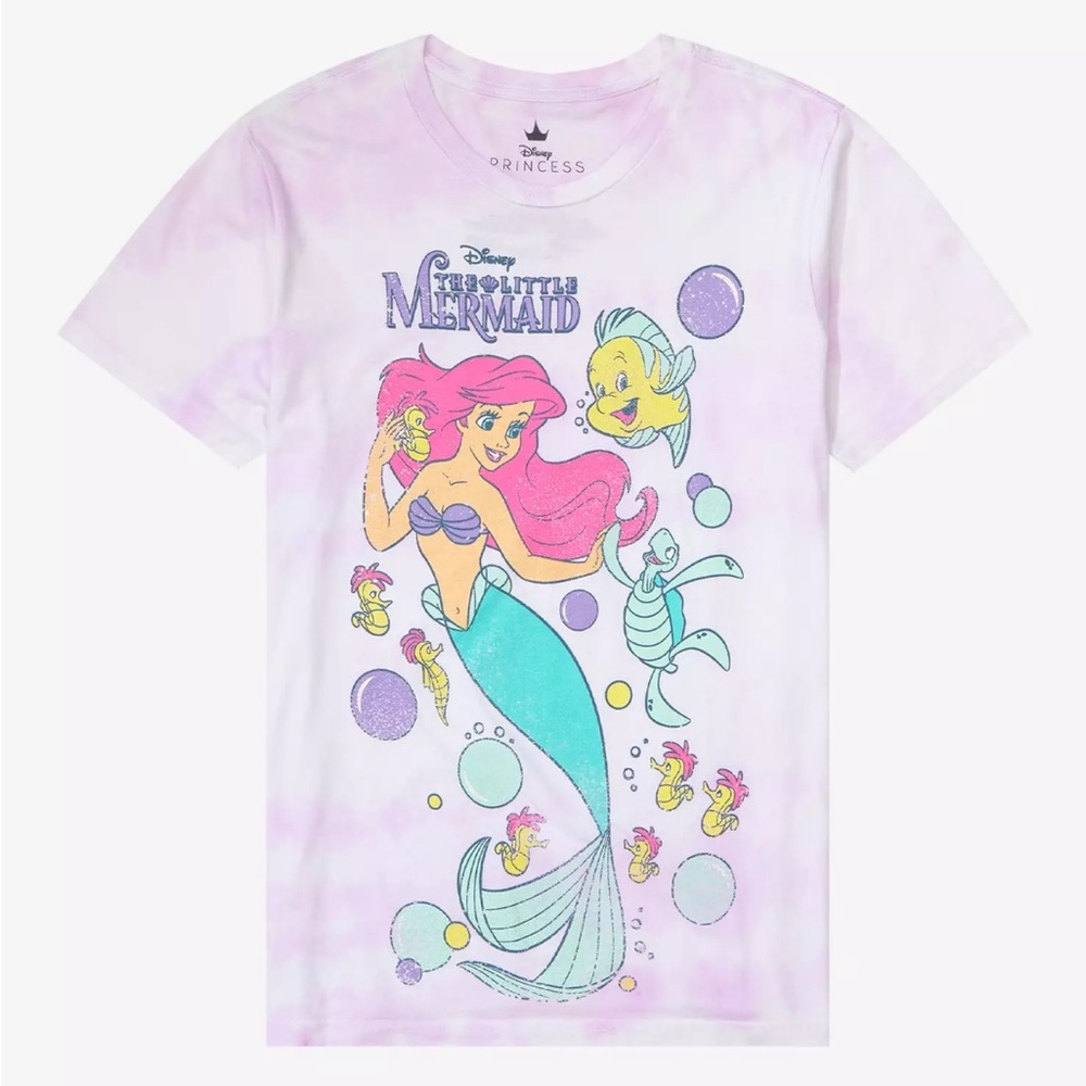 Disney The Little Mermaid Tie-Dye Tee